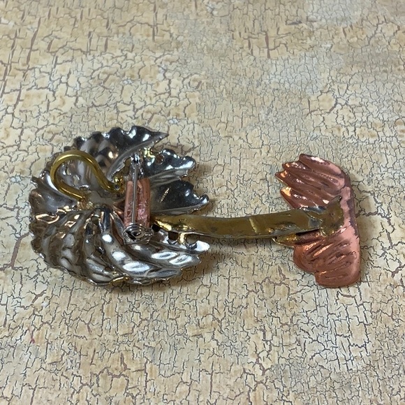 Palm Tree Scarf Clip/Brooch Pin - Picture 4 of 7